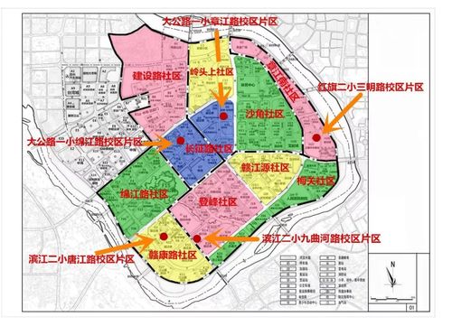 2019年章贡区小学学区及随迁子女入学片区公布!看看你家孩子在哪上学?