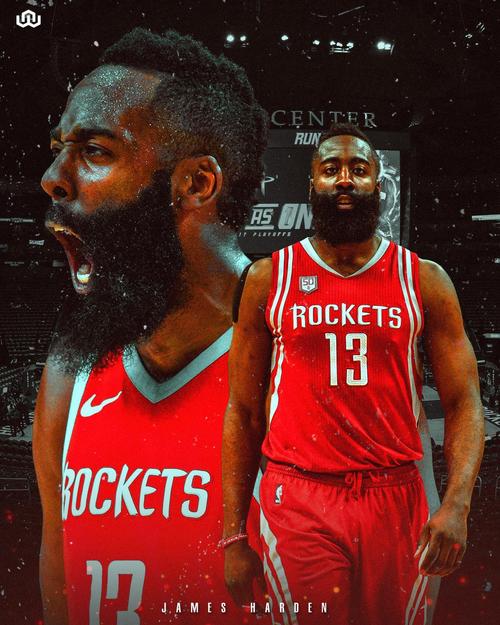 nba篮球名星火箭队大胡子詹姆斯哈登幸运手环