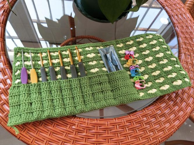 钩针收纳包_收纳包_收纳_diy手工制作_兴趣爱好_手工
