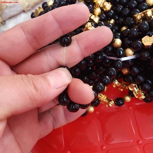 厂家常年有货,手工活来料加工,手链穿珠子