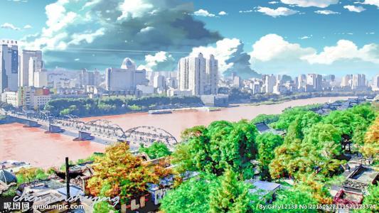 兰州著名风景简笔画