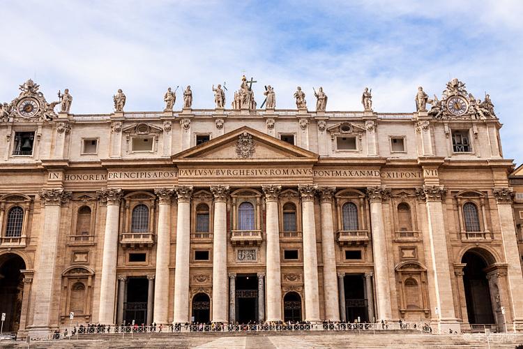 圣彼得大教堂_梵蒂冈城_罗马_圣彼得广场_梵蒂冈_图片