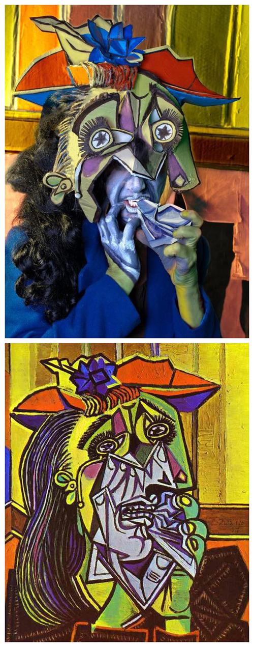 francesadairmckenzie模仿毕加索的画哭