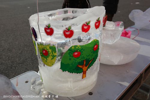 15,孩子们自己动手做的冰灯