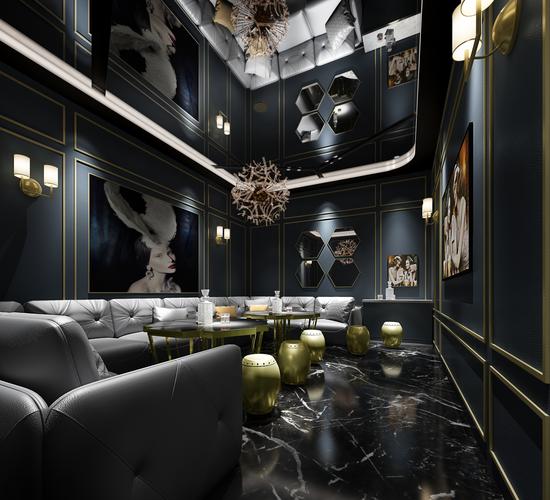 深圳柏悦汇ktv设计方案 2300平ktv装修设计效果图