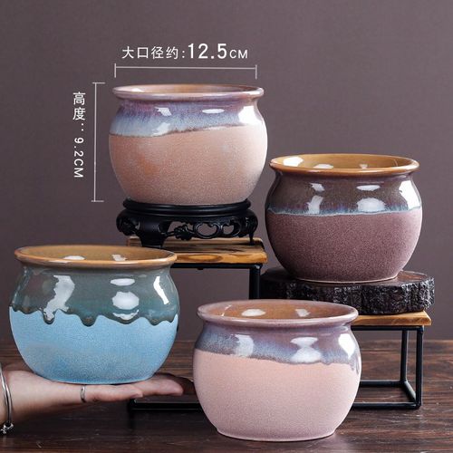 陶瓷多肉花盆复古古典多肉植物创意大小口径组合个性简约特价清仓视频