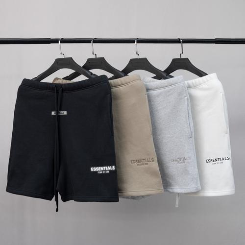 fear of god fog essentials复线高街宽松反光短裤男潮五分裤子夏