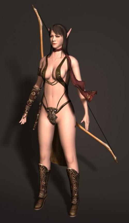 [模型] 女精灵 未审核