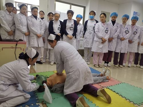 我院圆满完成全院护士双人版心肺复苏操作考核