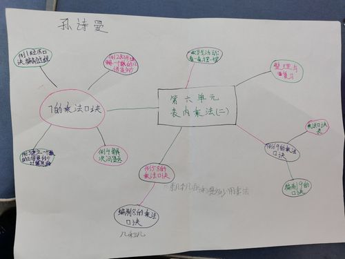 二年级第六单元思维导图展示