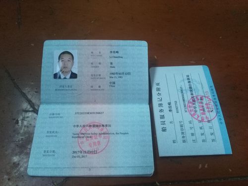 李传峰应聘丙一新证机工 船员的求职简历