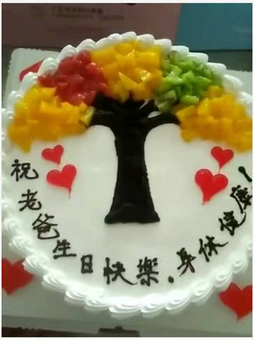 爸爸生日蛋糕手抄报 党的生日手抄报