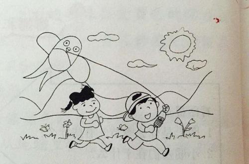 一年级看图写话春天来了手抄报 春天来了手抄报