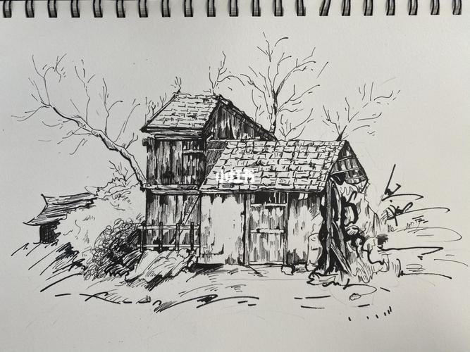 速写_建筑_临摹_马克笔_文化_绘画