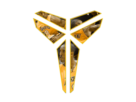 拜托大神帮我把这图白色的那个科比标志抠出来.