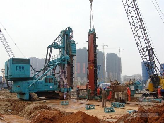 trd工法桩资料下载-[天津]21米深基坑trd工法墙止水帷幕专项施工方案