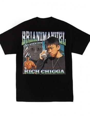 定制嘻哈周边richbrian七哥漏电男友88上升hiphop嘻哈rap短袖街头t恤