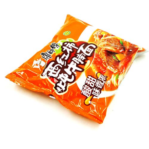 康师傅西红柿炖牛腩清真食品方便面泡面袋装103克满24袋包邮