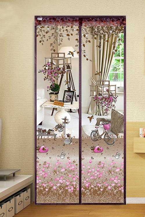 加密防蚊门帘隔断帘磁性静音软纱门帘夏季卧室防蝇防虫沙门纱窗