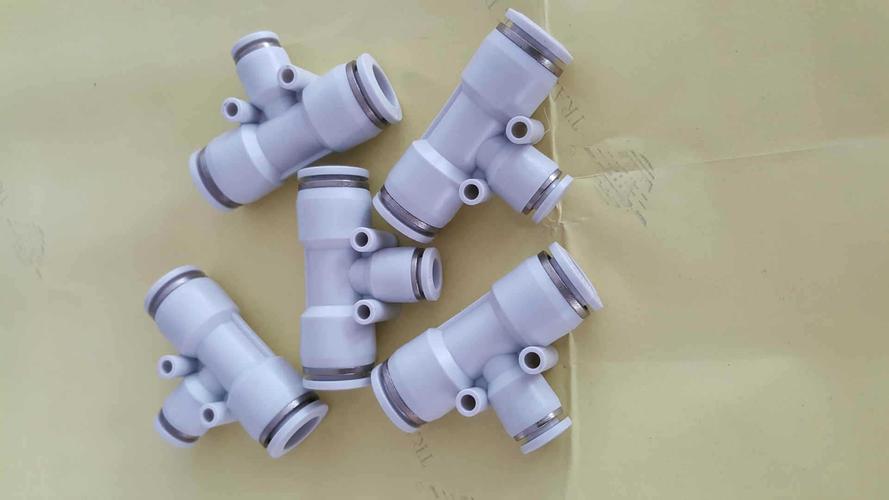瑞格气动 高档塑料气动快速接头 peg-t型三通变径 peg6-4