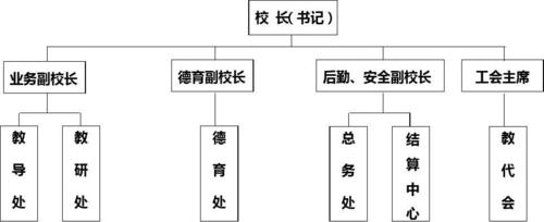 学校管理机构设置图