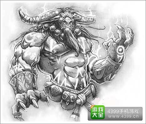 英雄联盟牛头简笔画