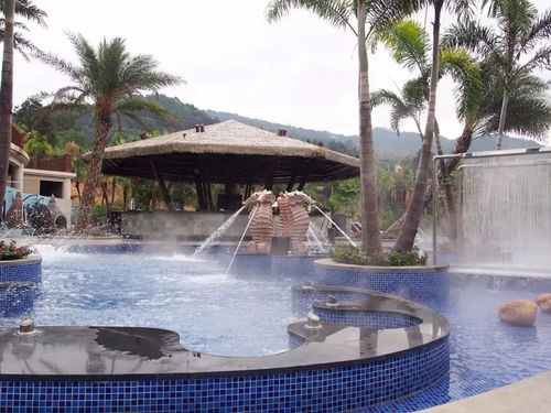 永春天沐温泉旅游度假村双人温泉公园门票双人早餐浓浓东南亚风身体与