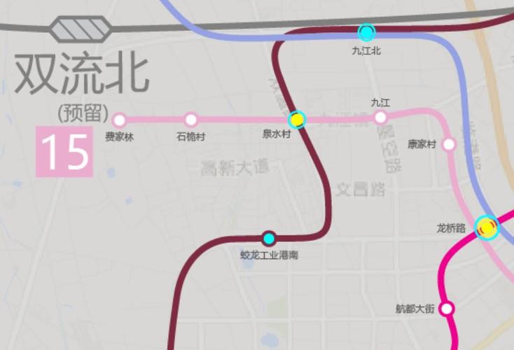 蛟龙港海滨城片区仅有远期的地铁17号线3期和15号线2期会经过