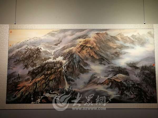 "荆水墨韵"滕州籍画家山水画联展28日举行