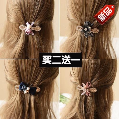 中年发卡头饰发饰夹子妈妈发夹中老年盘发大人顶夹淑女士优雅大号