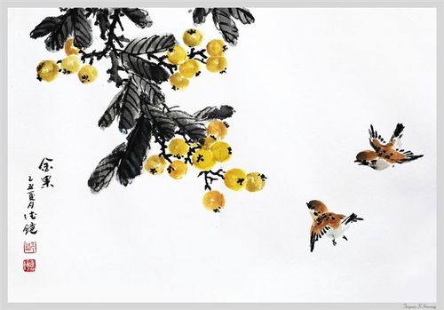 【转载】写意画牡丹石榴牵牛