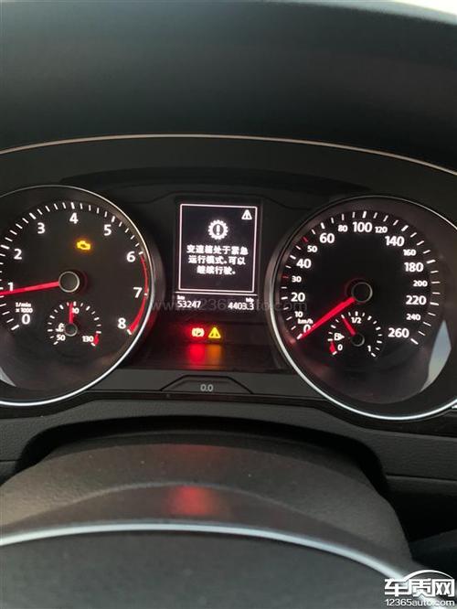 大众迈腾仪表盘提示变速箱处于紧急运行状态