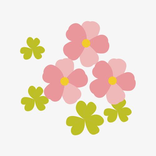 卡通手绘美丽的花朵