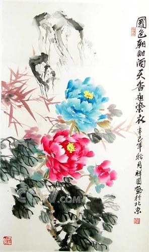 孔祥国牡丹其八