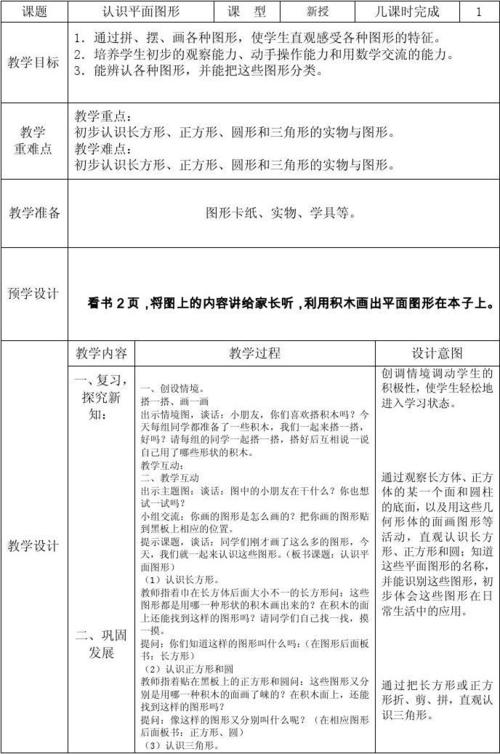 2014人教版一下数学教案含板书设计意图作业答案