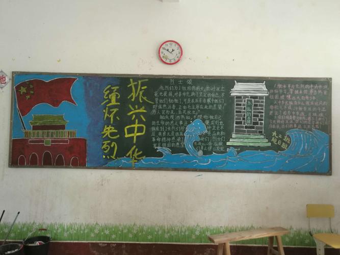缅怀先烈,铭记责任——普侨区中学开展清明节黑板报展评活动