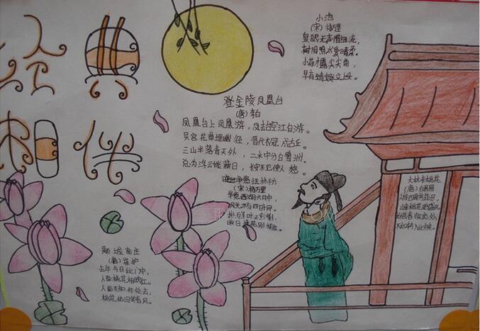 关于经典诵读的手抄报