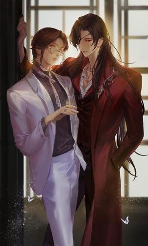 《天官赐福》破3亿动画贺图,是现代装的花怜,亮点都发现了吗?