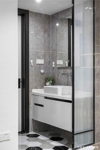 卫生间光做干湿分离还不够,9种洗手池隔断,精致美观又实用