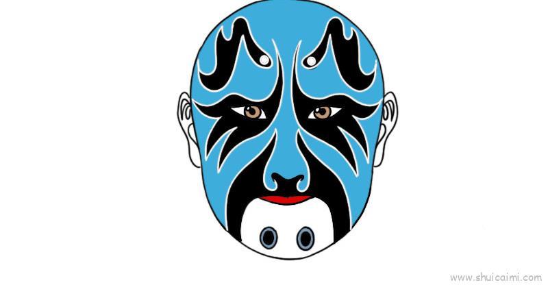 脸谱儿童画怎么画脸谱简笔画简单又好看