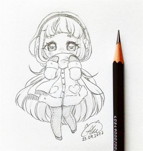 在刚开始练习画画时建议先从一些简单的动漫人物入手,在画的时候要先