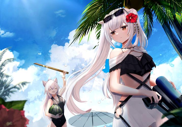 二次元妹子泳装壁纸第1期