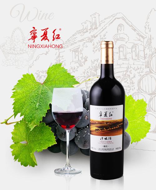 宁夏红葡萄酒干红沙坡头红酒13度750ml宁夏贺兰山东麓赤霞珠杞贡源1箱