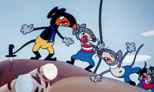 黑猫警长:这群坏老鼠连妈妈都欺负,真是坏到家了,猫警长快救人