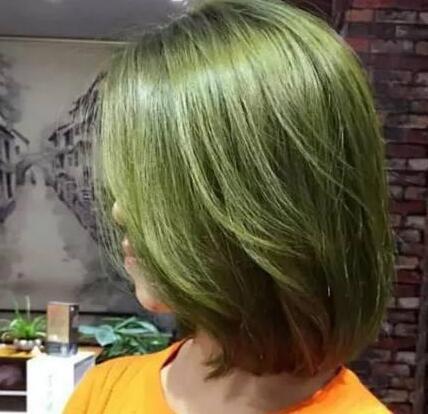 非主流绿色头发图片女生头像图片大全图片