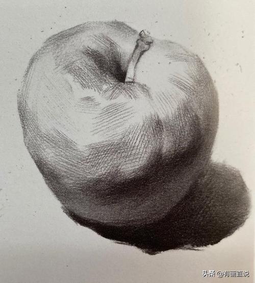 素描苹果怎么画分享素描苹果画法步骤图在家学画画