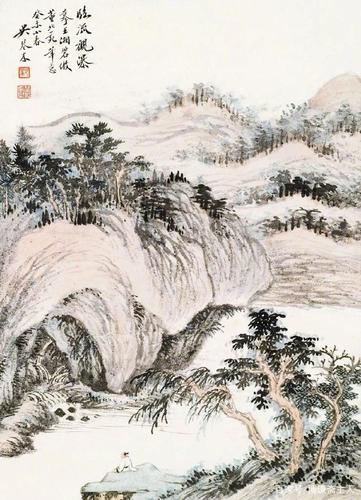 古代文人画艺术的杰出代表——吴琴木先生山水画国画