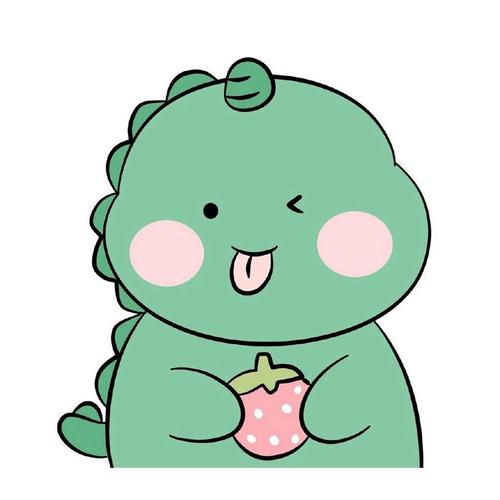 可爱超萌小恐龙头像图片