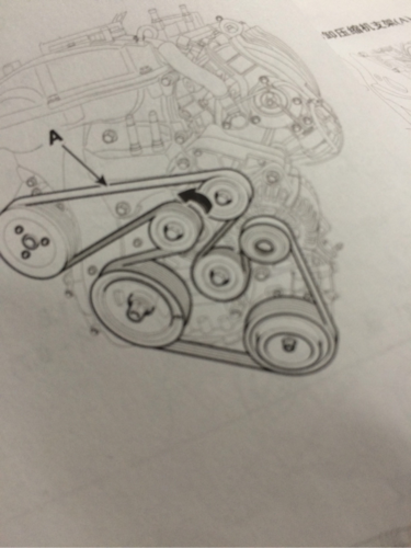 起亚智跑发电机皮带怎么挂图