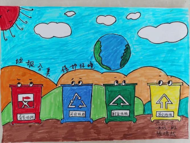 世界地球日小手拉大手垃圾分类我践行作品获奖名单公布啦